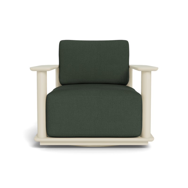 Newport Aluminum Barrel Swivel Lounge Chair