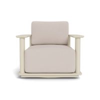 Newport Aluminum Barrel Swivel Lounge Chair