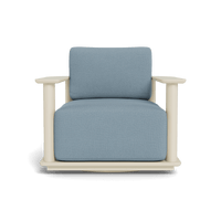 Newport Aluminum Barrel Swivel Lounge Chair