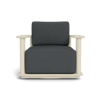 Newport Aluminum Barrel Swivel Lounge Chair