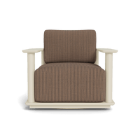 Newport Aluminum Barrel Swivel Lounge Chair