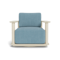Newport Aluminum Barrel Swivel Lounge Chair