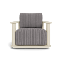 Newport Aluminum Barrel Swivel Lounge Chair