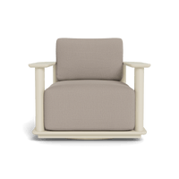 Newport Aluminum Barrel Swivel Lounge Chair