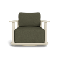 Newport Aluminum Barrel Swivel Lounge Chair