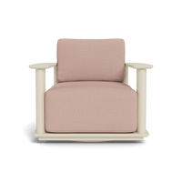 Newport Aluminum Barrel Swivel Lounge Chair