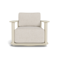 Newport Aluminum Barrel Swivel Lounge Chair