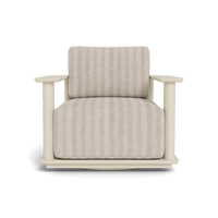 Newport Aluminum Barrel Swivel Lounge Chair