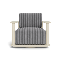 Newport Aluminum Barrel Swivel Lounge Chair