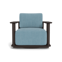 Newport Aluminum Barrel Swivel Lounge Chair