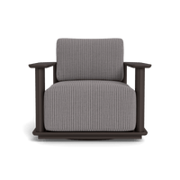 Newport Aluminum Barrel Swivel Lounge Chair