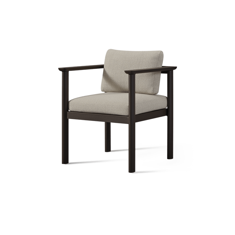 Newport Aluminum Dining Chair | Aluminum Bronze, Siesta Taupe,