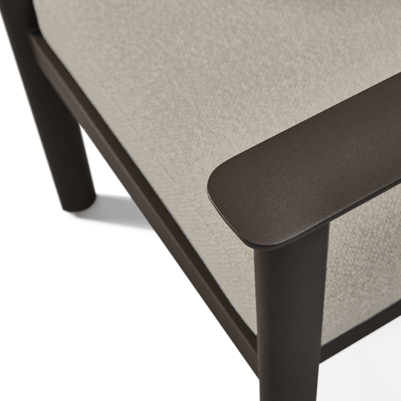 Newport Aluminum Dining Chair | Aluminum Bronze, Siesta Taupe,