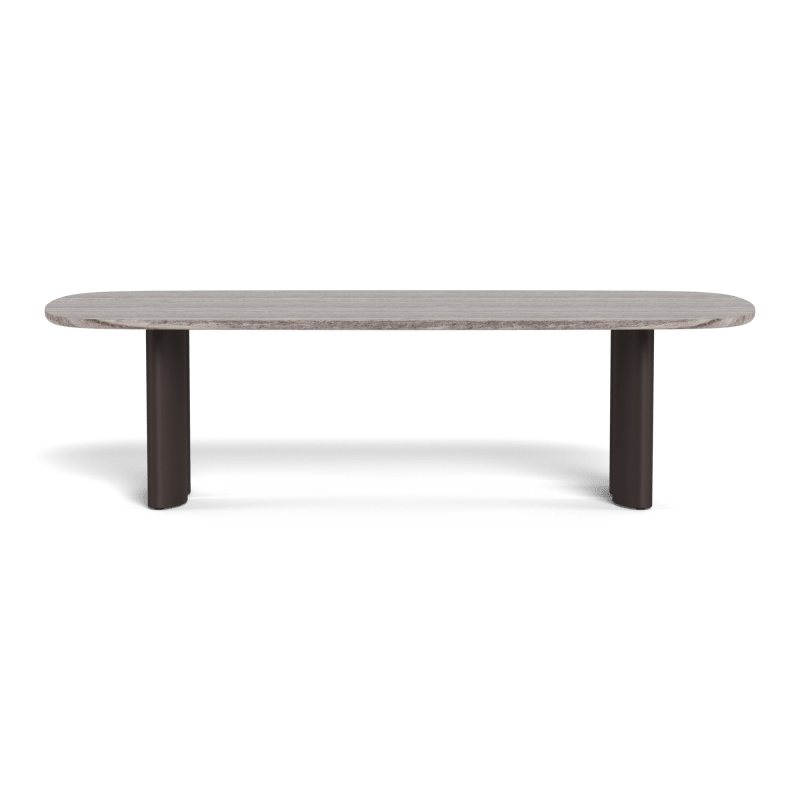 Newport Aluminum Dining Table 108"
