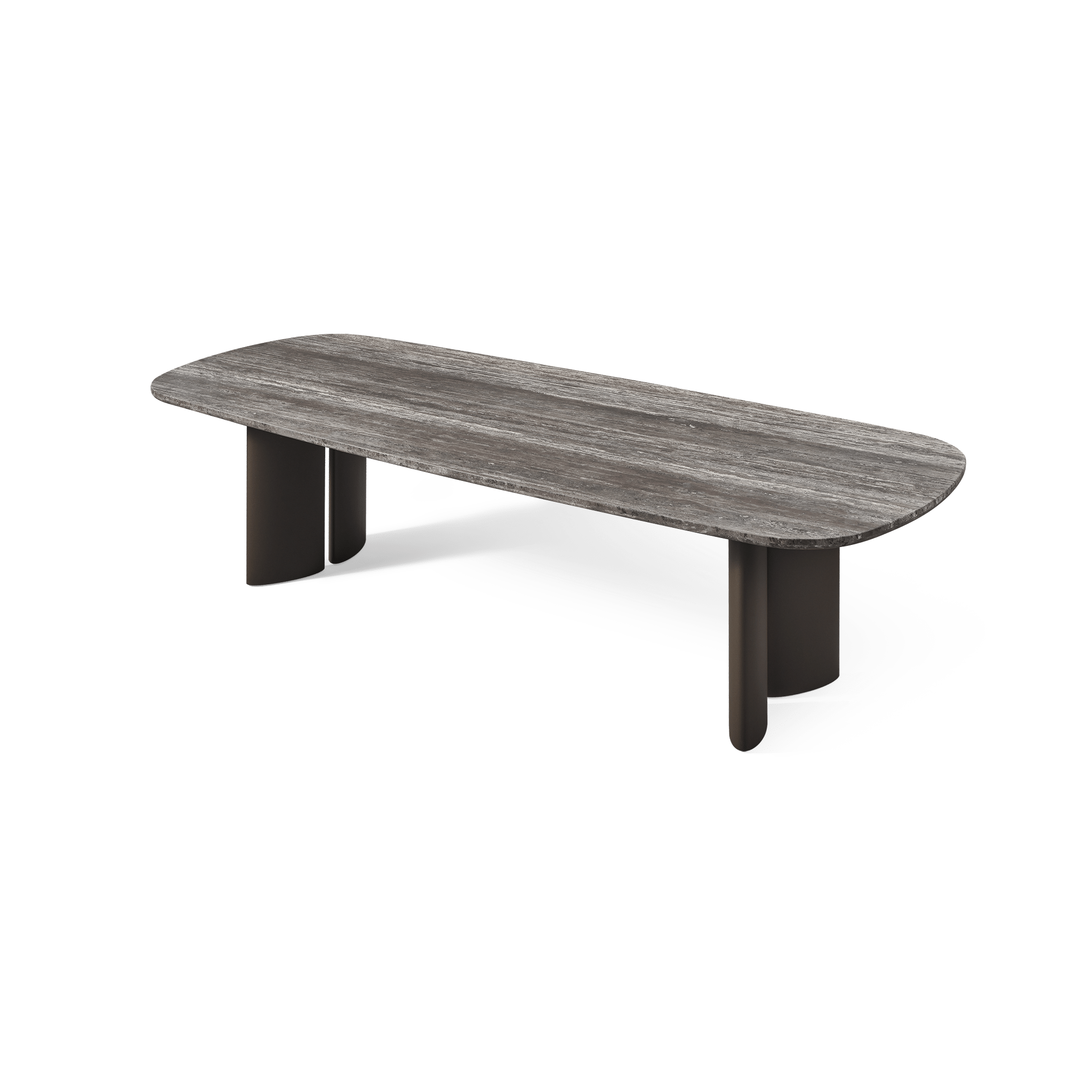 Newport Aluminum Dining Table 84"