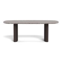 Newport Aluminum Dining Table 84"