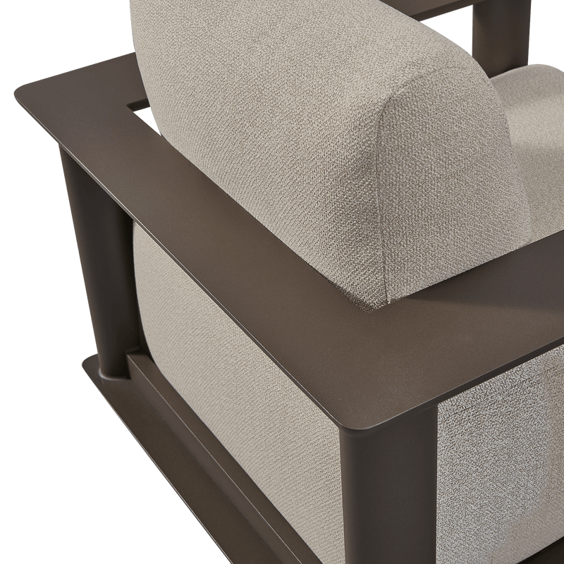 Newport Aluminum Lounge Chair | Aluminum Bronze, Siesta Taupe,