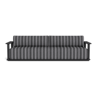 Newport Aluminum Sofa 108"