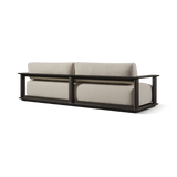 Newport Aluminum Sofa 108" | Aluminum Bronze, Siesta Taupe,