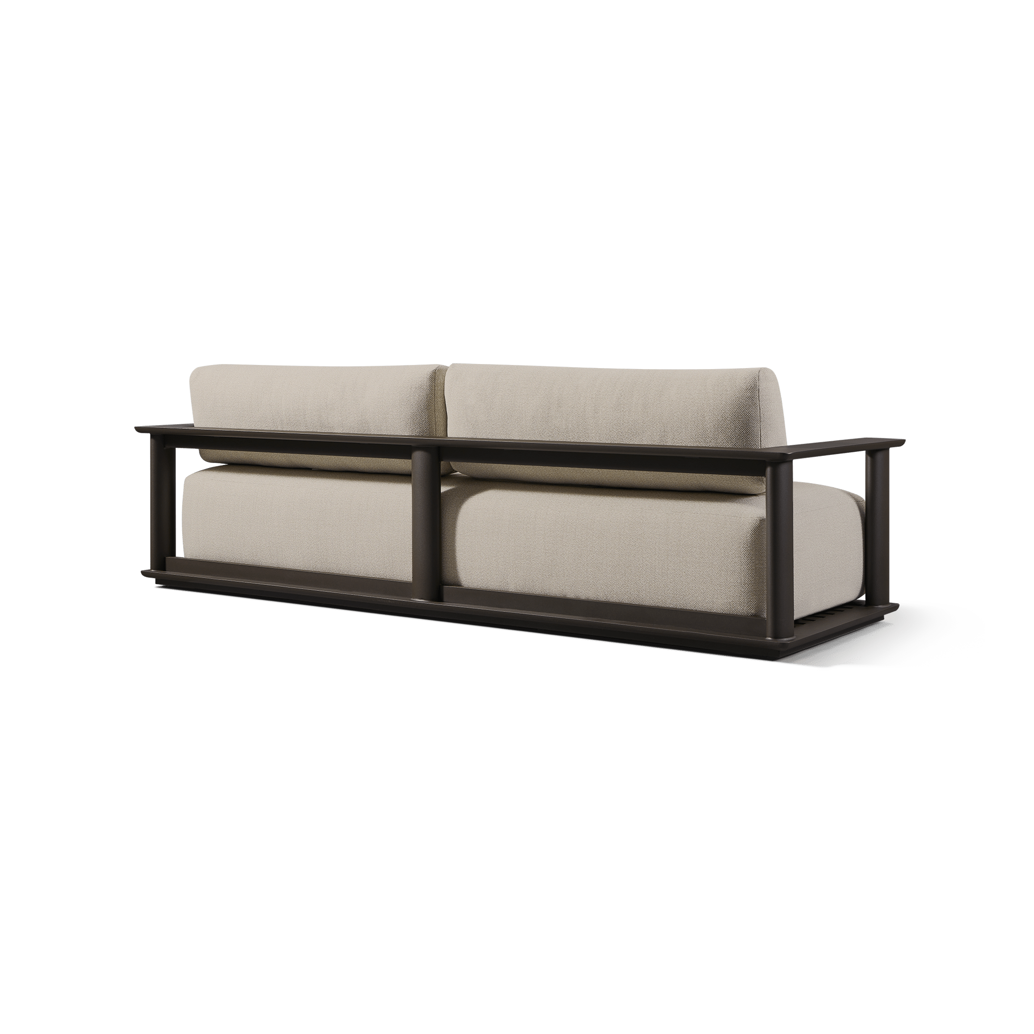 Newport Aluminum Sofa 96"