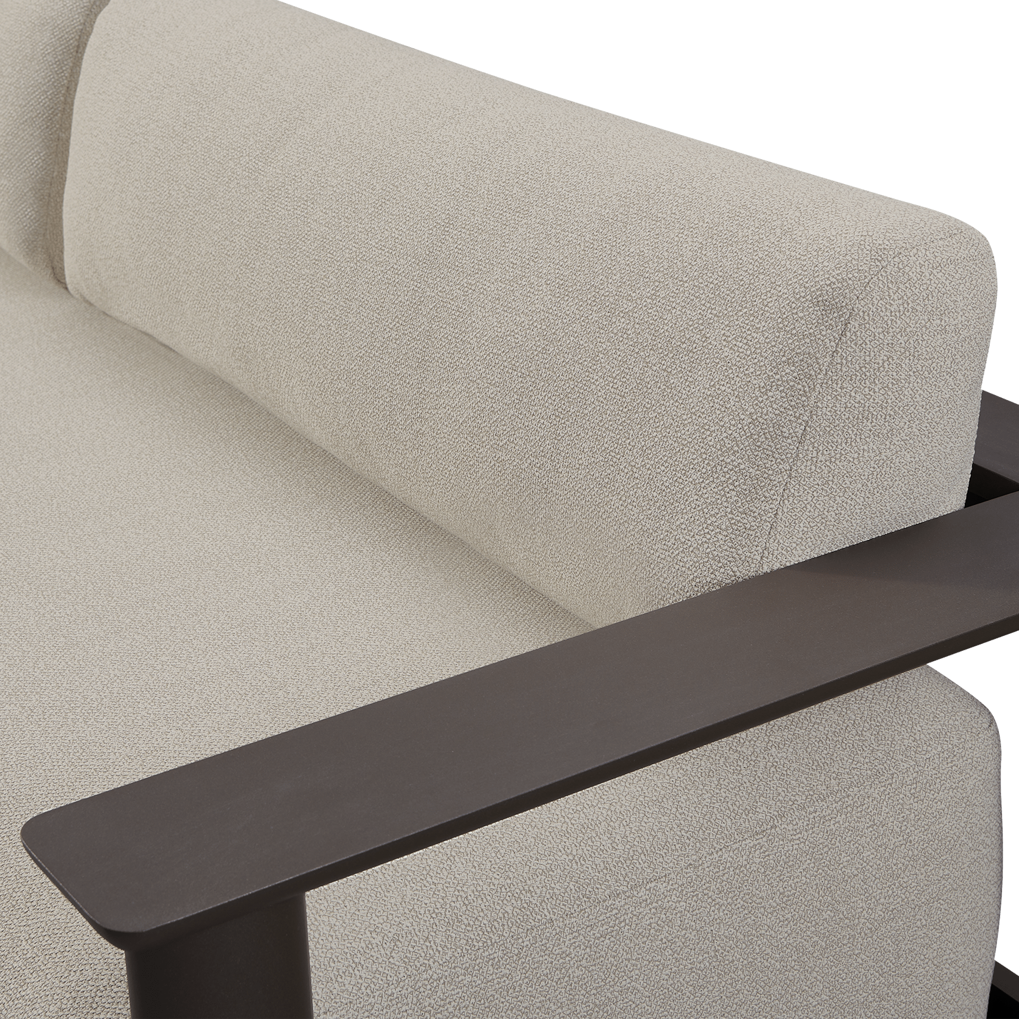 Newport Aluminum Sofa 96"