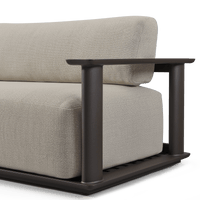 Newport Aluminum Sofa 96"