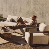 Newport Aluminum Swivel Lounge Chair | Aluminum Bronze, Siesta Taupe,