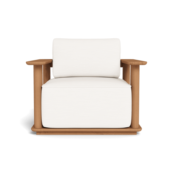 Newport Lounge Chair | Teak Natural, Panama Blanco, Batyline White