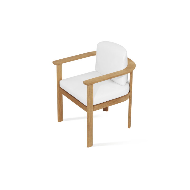 Newport Teak Barrel Dining Chair