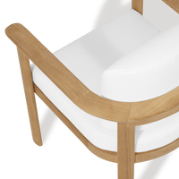 Newport Teak Barrel Dining Chair