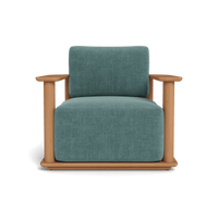 Newport Teak Barrel Lounge Chair