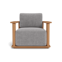 Newport Teak Barrel Lounge Chair