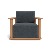 Newport Teak Barrel Lounge Chair