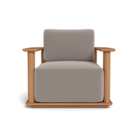 Newport Teak Barrel Lounge Chair