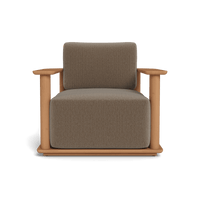 Newport Teak Barrel Lounge Chair