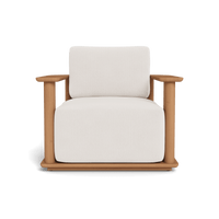 Newport Teak Barrel Lounge Chair
