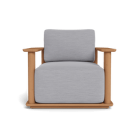 Newport Teak Barrel Lounge Chair