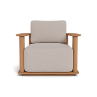 Newport Teak Barrel Lounge Chair