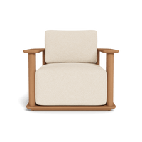 Newport Teak Barrel Lounge Chair