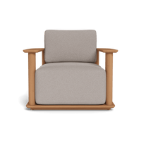 Newport Teak Barrel Lounge Chair