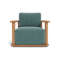 Newport Teak Barrel Lounge Chair