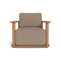 Newport Teak Barrel Lounge Chair