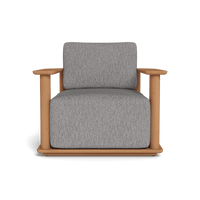 Newport Teak Barrel Lounge Chair