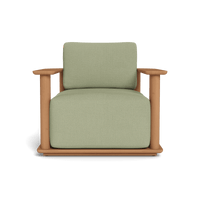 Newport Teak Barrel Lounge Chair