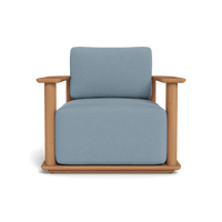 Newport Teak Barrel Lounge Chair