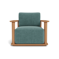 Newport Teak Barrel Lounge Chair