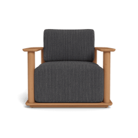 Newport Teak Barrel Lounge Chair