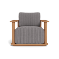 Newport Teak Barrel Lounge Chair