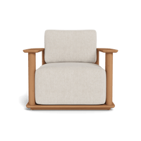 Newport Teak Barrel Lounge Chair