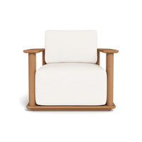 Newport Teak Barrel Lounge Chair
